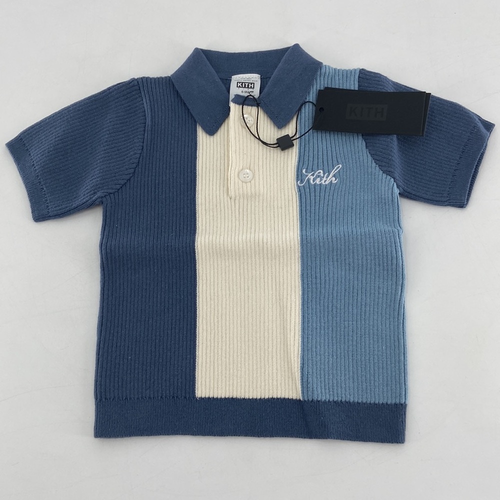Kith Baby Dynasty Colorblocked Tilden Polo 6-9M - Picture 3 of 8